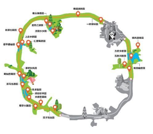 成都錦城綠道二期夢幻效果圖搶先看:田園SPA了解一下!