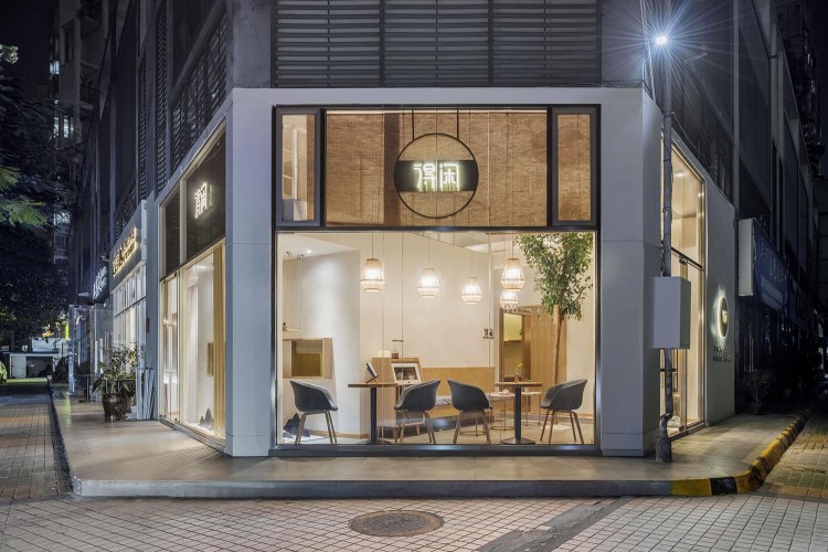 互聯網按摩店竟做出了東方的靜謐意境｜再建筑事務所