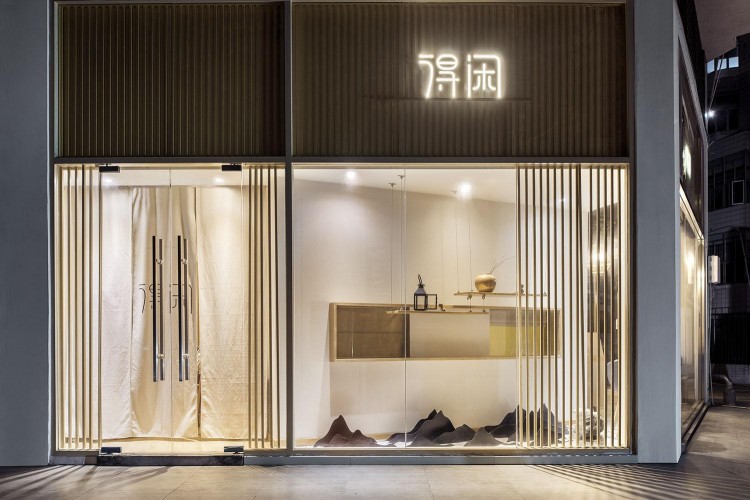 互聯網按摩店竟做出了東方的靜謐意境｜再建筑事務所
