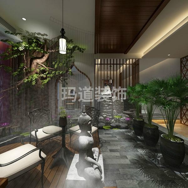 一帶一路——傳統文化與現代文明的交融之重慶南坪SPA會所裝修設計