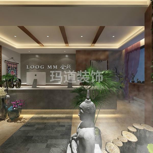 一帶一路——傳統文化與現代文明的交融之重慶南坪SPA會所裝修設計