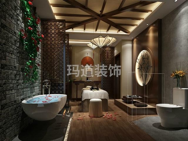 一帶一路——傳統文化與現代文明的交融之重慶南坪SPA會所裝修設計