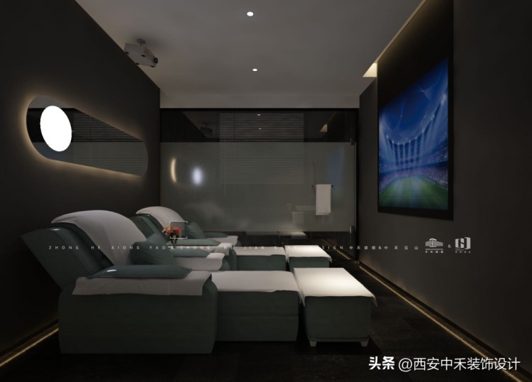 原創(chuàng)·西安夜潮SPA店設(shè)計(jì)原創(chuàng)作品