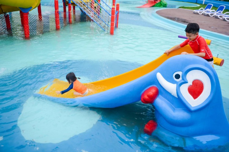 濟南這處人氣玩水寶地已上線！造浪池水上兒童樂園溫泉夏日玩水才是yyds！