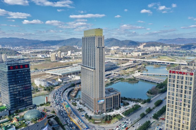 高鐵新城崛起一座酒店新地標(biāo)——溫州君廷酒店正式開業(yè)