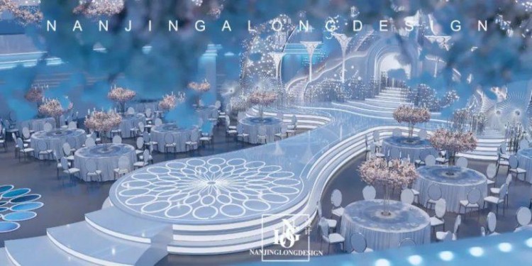婚禮堂發布：阿龍設計！軟裝800萬淮安鼎立國際大酒店