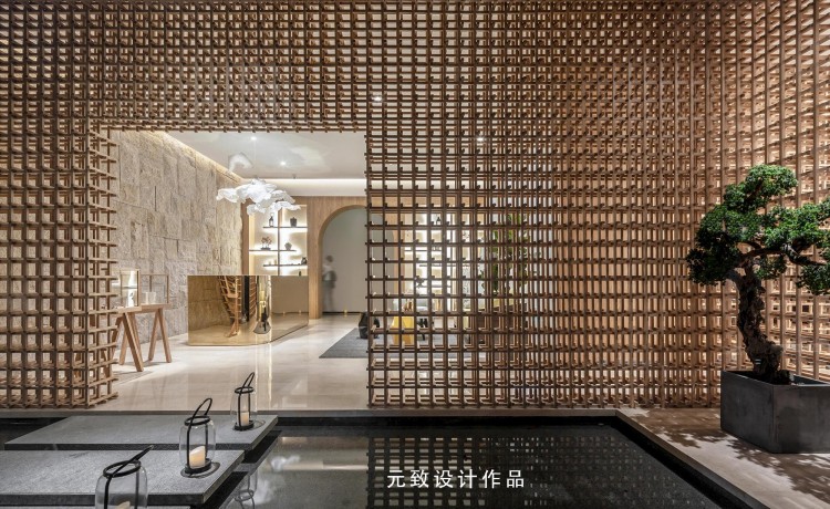 美容SPA會(huì)所裝修設(shè)計(jì)！用榫卯工藝表達(dá)本真質(zhì)樸的養(yǎng)生哲學(xué)