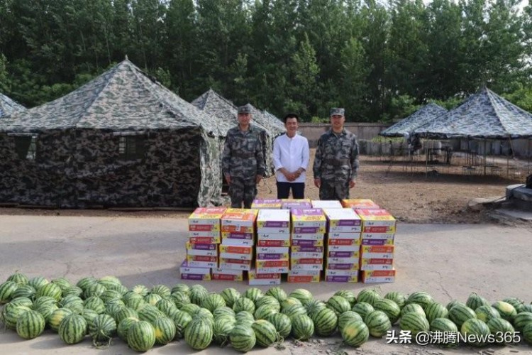安徽阜陽大漢松骨足療會館慰問阜陽某預備役團應急分隊駐訓點