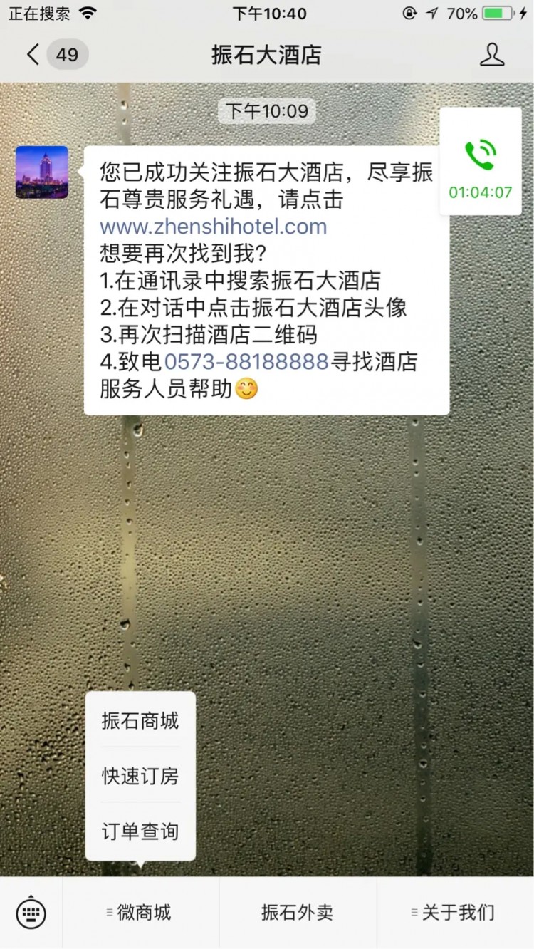 嘉興市桐鄉五星級振石大酒店網絡營銷分析報告