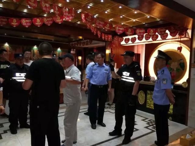查獲涉黃嫌疑人6名東寶警方突查城區足浴場所