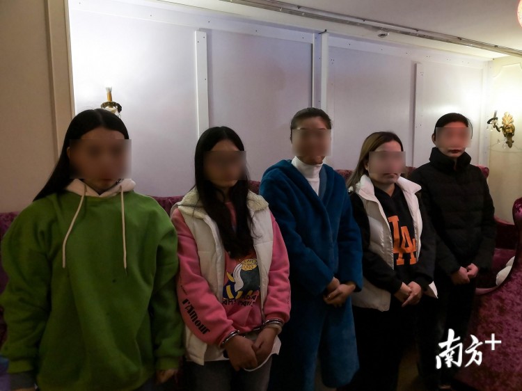 梅州警方連夜搗毀2個賣淫窩點24人被拘
