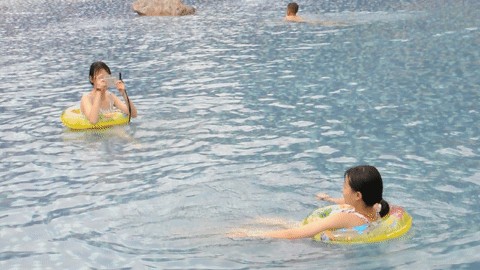 親身體驗張家界萬福溫泉水世界真是兒童樂園避暑天堂啊