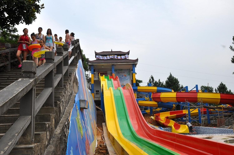 親身體驗張家界萬福溫泉水世界真是兒童樂園避暑天堂啊