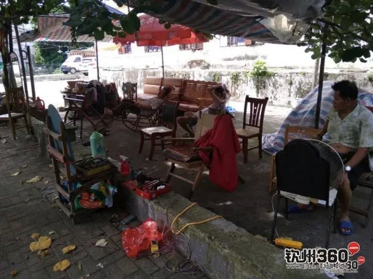 欽州傳統的飛發佬讓你在夏日享受帝王級般的服務