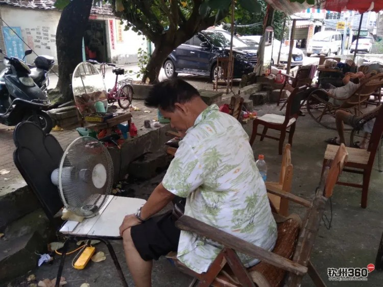 欽州傳統的飛發佬讓你在夏日享受帝王級般的服務