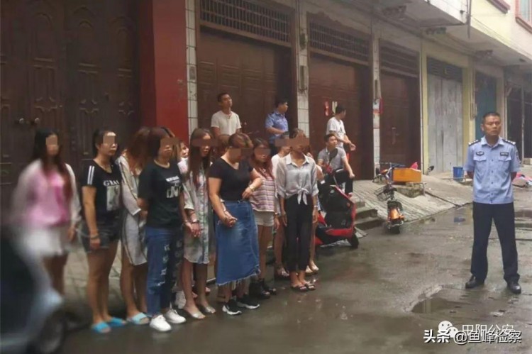 涉黃涉賭涉毒百色警方利劍出擊這些人都被抓了！