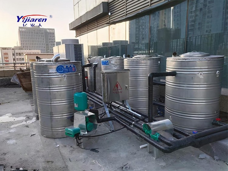 SPA館熱水系統怎么做億家人空氣能熱水器如何做到既美觀經濟