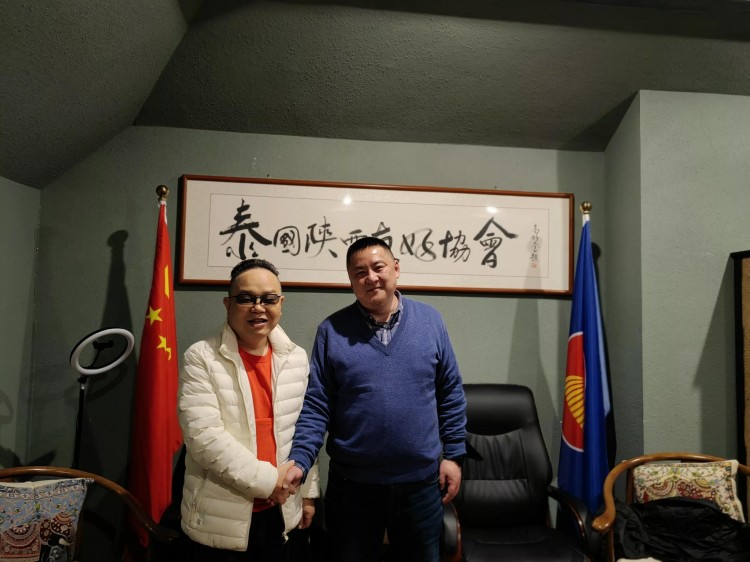 香港威馬仕實(shí)業(yè)集團(tuán)董事局主席莫維勤一行四人拜訪余新齊博士